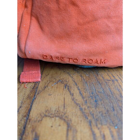 Dare to Roam Orange Back Pack Canvas - Picture 11 of 14